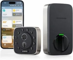 ULTRALOQ Bolt Fingerprint Smart Lock - Works with Apple HomeKit 4foo ULTRALOQ Bolt Fingerprint Smart Lock - Works with Apple HomeKit 4foo