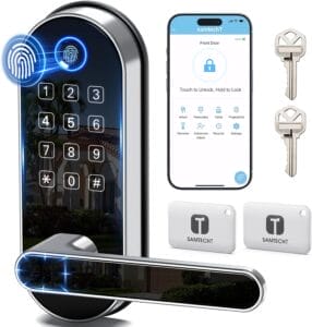 samtechT Keyless-Entry Keypad Fingerprint Smart Lock samtechT Keyless-Entry Keypad Fingerprint Smart Lock
